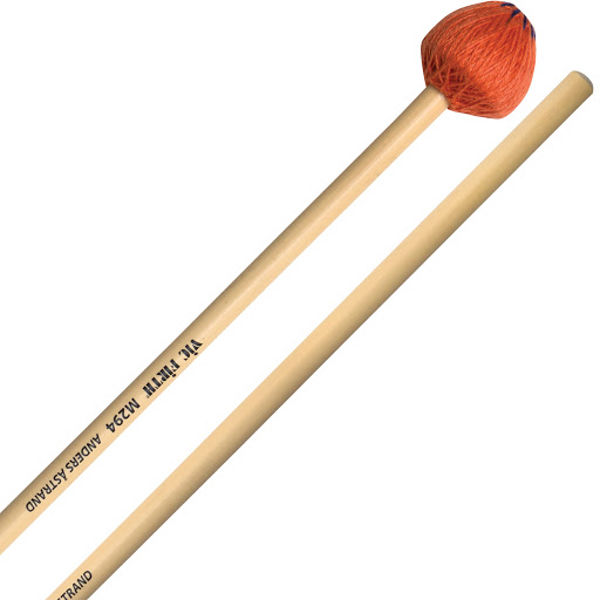 Xylofonkøller Vic Firth M294, Anders Åstrand, Very Hard, Orange, Rattan Handle