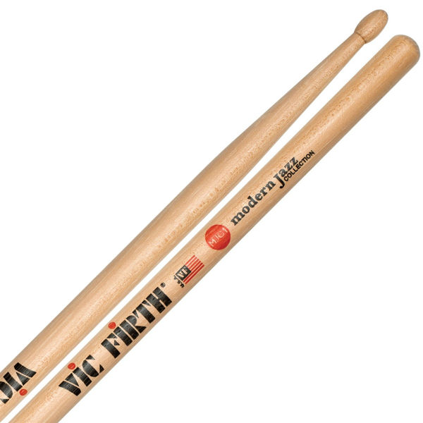 Trommestikker Vic Firth Modern Jazz Collection MJC1 Hickory, Wood Tip