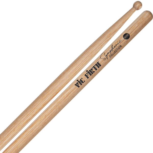 Trommestikker Vic Firth Symphonic Collection Laminated Birch CSC2, Wood Tip