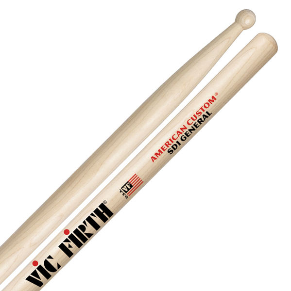 Trommestikker Vic Firth American Custom SD1 General Maple, Wood Tip