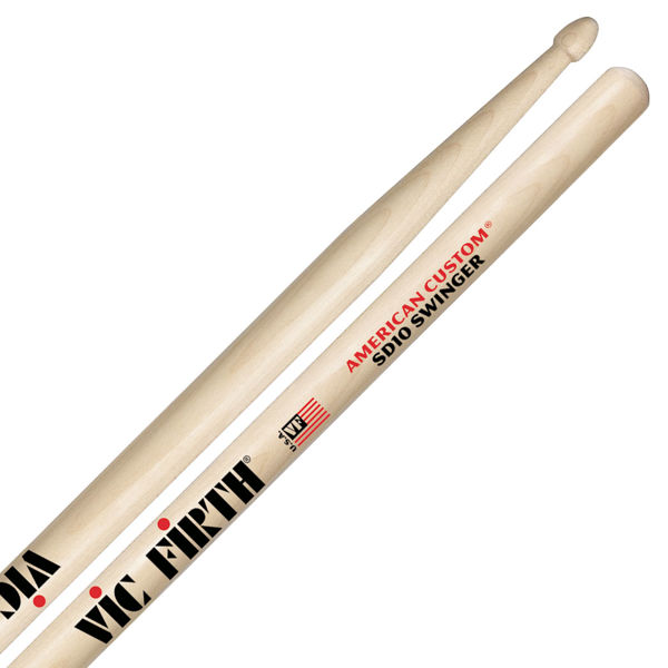 Trommestikker Vic Firth American Custom SD10 Swinger Maple, Wood Tip