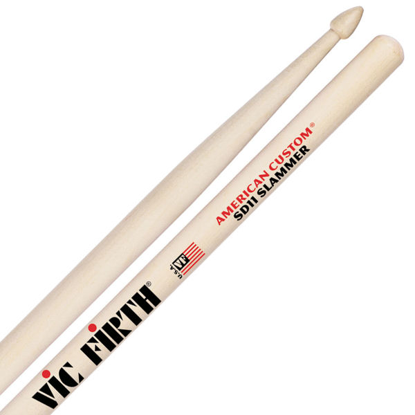 Trommestikker Vic Firth American Custom SD11 Slammer Maple, Wood Tip