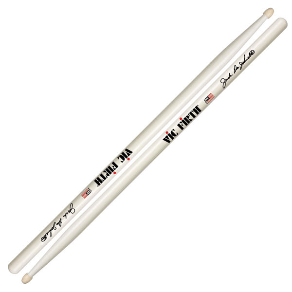 Trommestikker Vic Firth Signature Jack DeJohnette SJD, White Hickory, Wood Tip, 12 Par