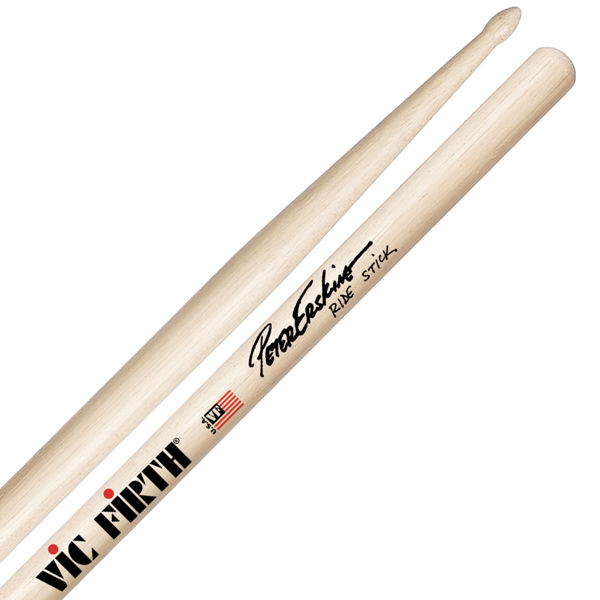 Trommestikker Vic Firth Signature Peter Erskine SPE2, Ridestick, Hickory, Wood Tip