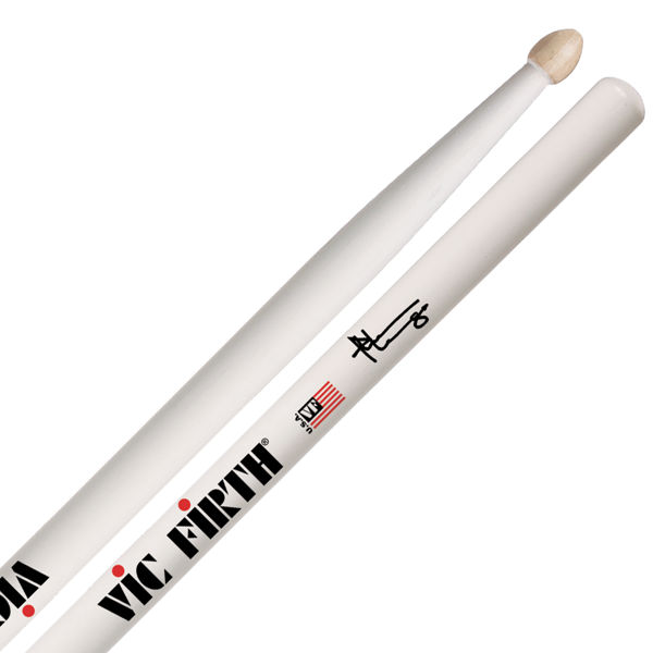 Trommestikker Vic Firth Signature Thomas Lang STL, White Hickory, Wood Tip