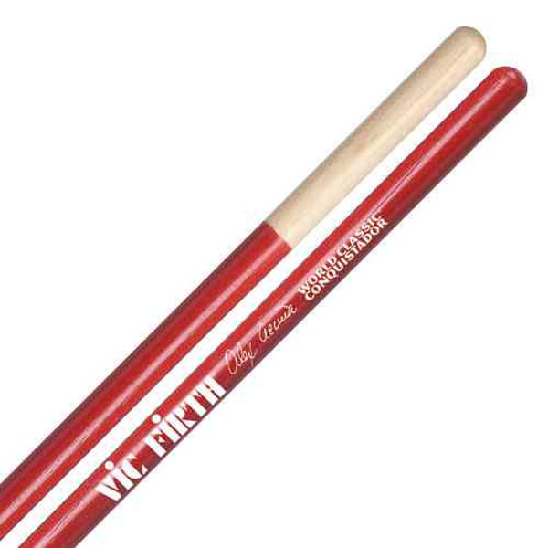 Timbalestikker Vic Firth Signature Alex Acuna SAA, Conquestador, Red Hickory