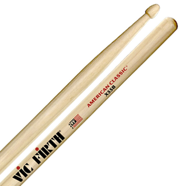 Trommestikker Vic Firth American Classic X55B, Extreme, Hickory, Wood Tip