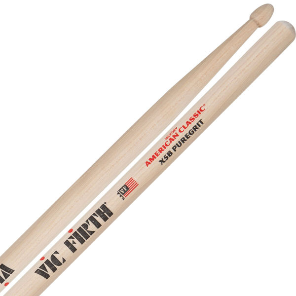 Trommestikker Vic Firth American Classic X5BPG Hickory, Puregrit, Wood Tip