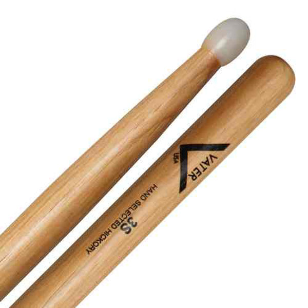 Trommestikker Vater American Hickory 3SN, VH3SN, Nylon Tip