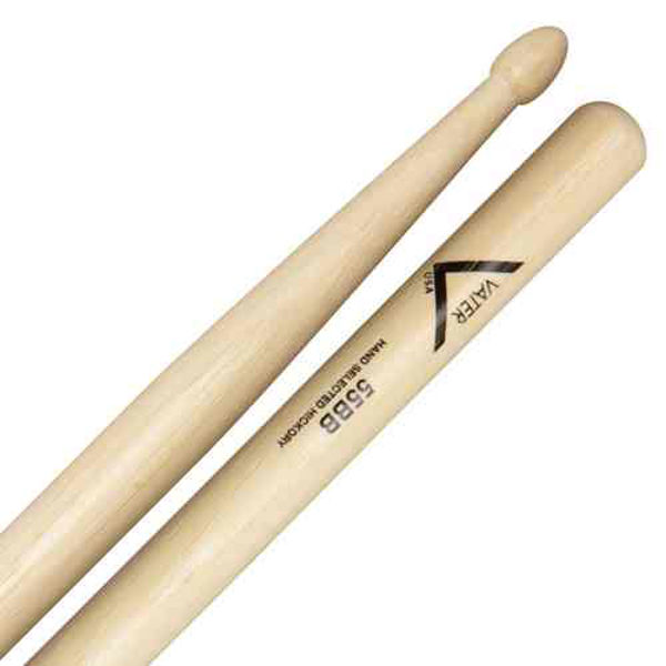 Trommestikker Vater American Hickory 55BB, VH55BB, Wood Tip