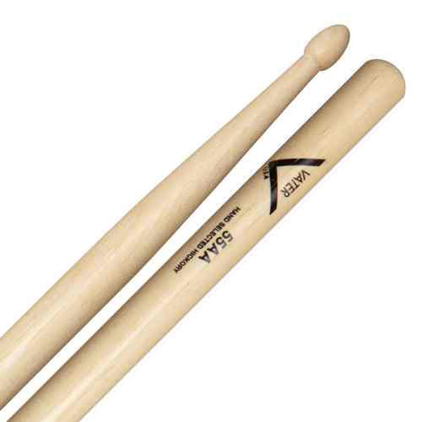 Trommestikker Vater American Hickory 55AA, VH55AA, Wood Tip