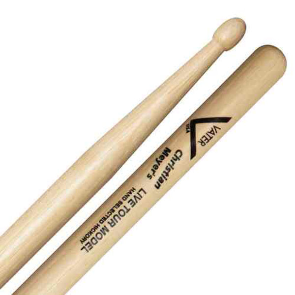 Trommestikker Vater Player's Design Christian Meyer Live Tour, VHCMLT, Hickory, Wood Tip