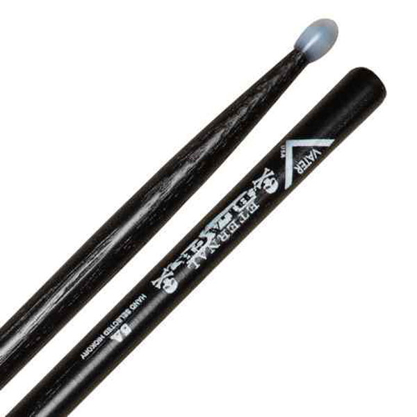 Trommestikker Vater Eternal Black 5AN, VHEB5AN, Hickory, Nylon Tip