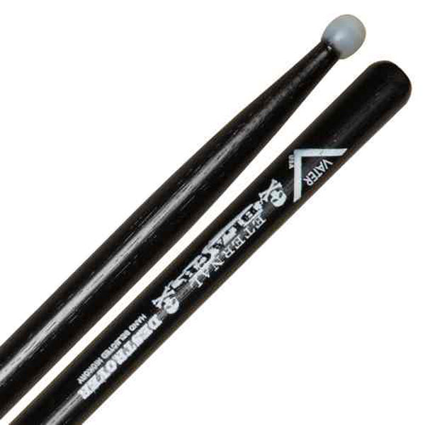 Trommestikker Vater Eternal Black Destroyer, VHEBDN, Hickory, Nylon Tip