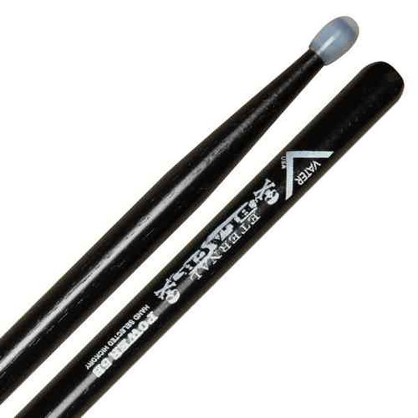 Trommestikker Vater Eternal Black Power 5BN, VHEBP5BW, Hickory, Nylon Tip