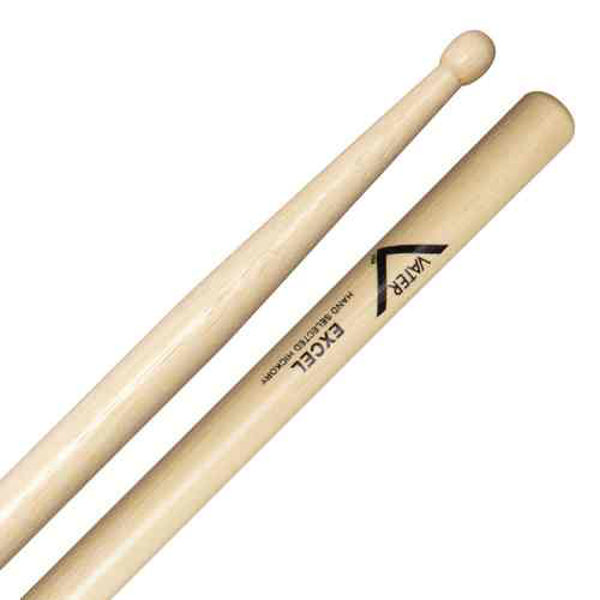 Trommestikker Vater American Hickory Excel, VHELW, Wood Tip