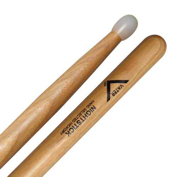 Trommestikker Vater American Hickory 2S, Nightstick, VHNSN, Nylon Tip