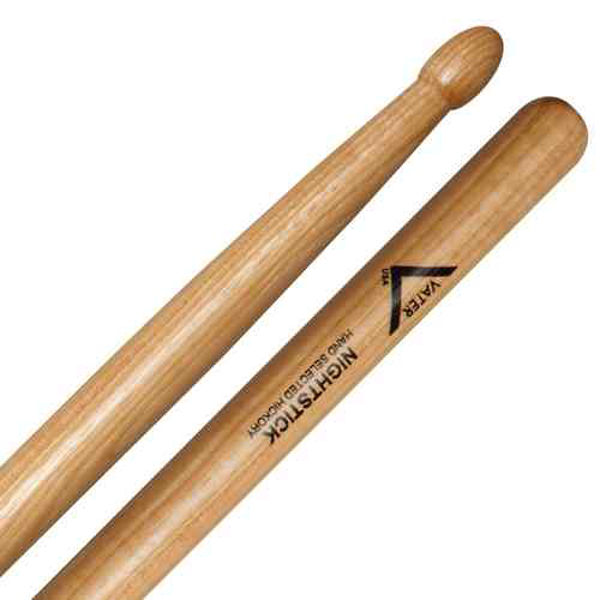 Trommestikker Vater American Hickory 2S, Nightstick, VHNSW, Wood Tip