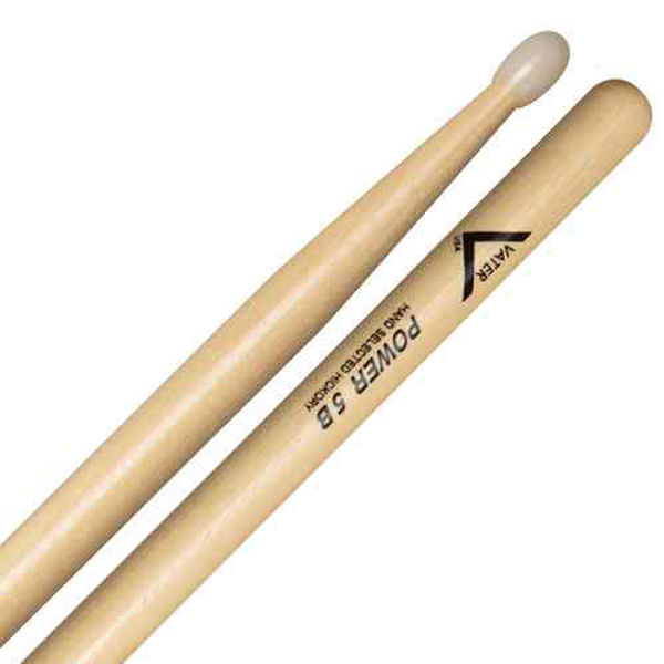 Trommestikker Vater American Hickory 5BN, Power, VHP5BN, Nylon Tip