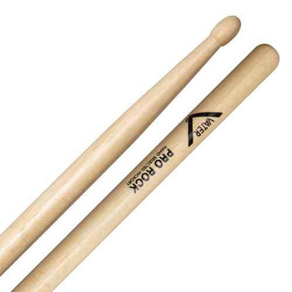 Trommestikker Vater American Hickory Pro Rock, VHPRW, Wood Tip