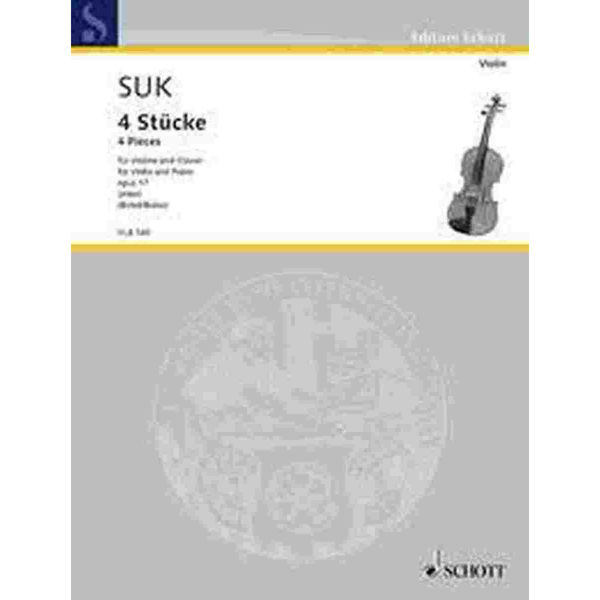 SUK 4 Pieces Op 17 Violin and Piano