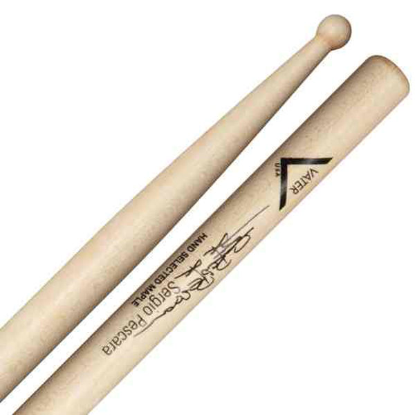 Trommestikker Vater Player's Design Sergio Pescara, VMSPW, Maple, Wood Tip