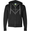 Genser Vater VPS17L, Hette Genser - Full Zip Hoodie, Black, Large