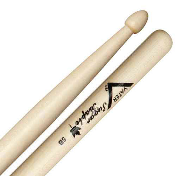 Trommestikker Vater Sugar Maple 5B, VSM5BW, Wood Tip