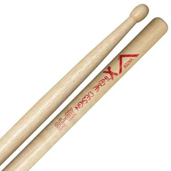 Trommestikker Vater Xtreme Design 5B, VXD5BW, Hickory, Wood Tip