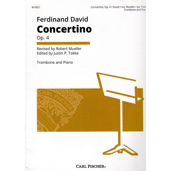 Concertino op. 4 Eb-Dur for Trombone and Orchestra, Piano version - Ferdinand David, arr Justin P. Tokke