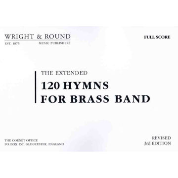 120 hymns for Brass band Score Full page A4