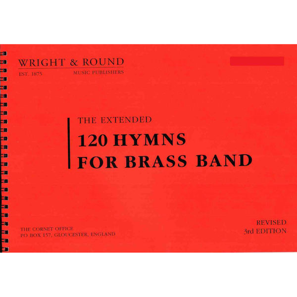 120 hymns for Brass band Solocornet Bb A4