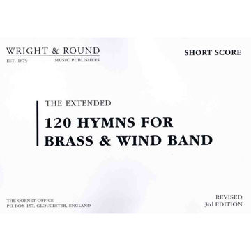 120 hymns for Brass & Wind Band Score Short A4