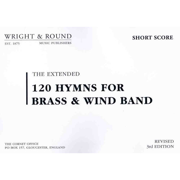 120 hymns for Brass & Wind Band Short Score A4