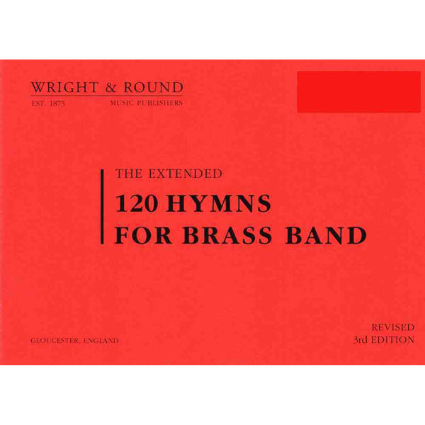 120 hymns for Brass band Eb Soprano Cornet A5 Standardformat