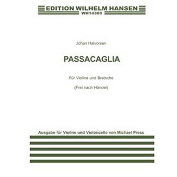 Halvorsen - Passacaglia For Violin And Cello, on a theme by Handel