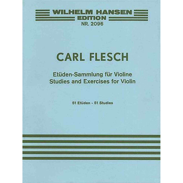 Studies and Exercises for Violin, 51 Etudes, Carl Flesch