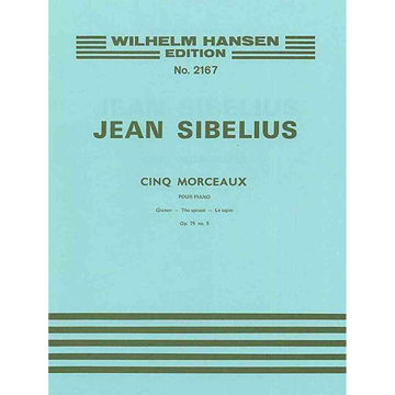 The Spruce (Le Sapin/Granen) Cinq Morceaux Op.75 No. 5, Jean Sibelius. Piano