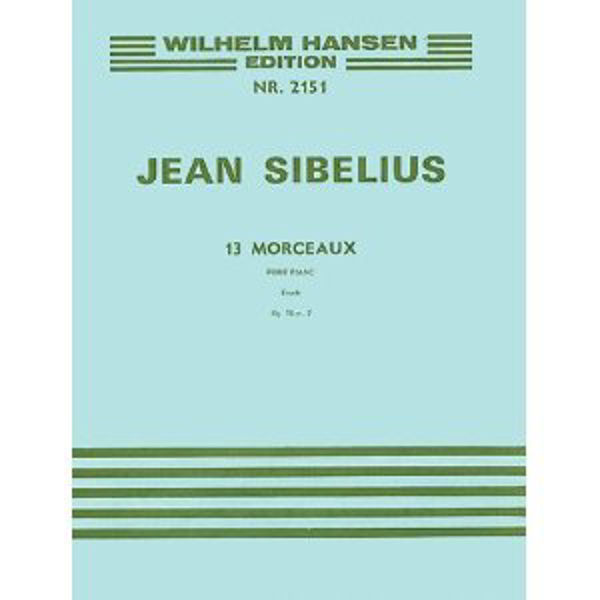 Etyde Op.76/2, 13 Morceaux, Sibelius - Piano