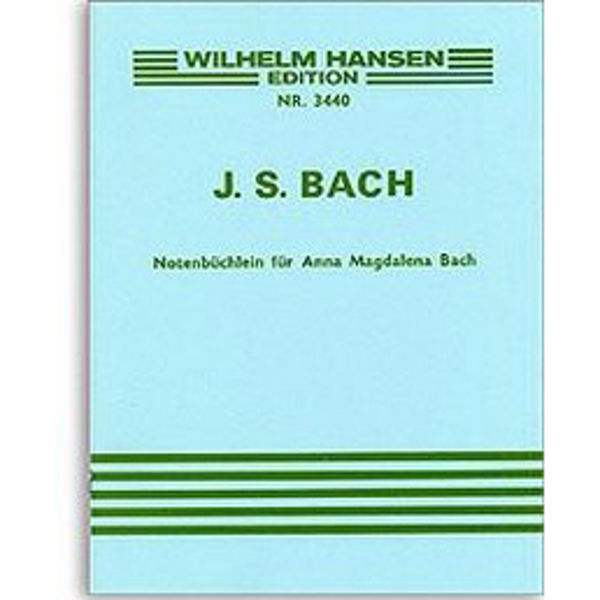J.S. Bach: Little Notebook For Anna Magdalena Bach WH3440. Piano