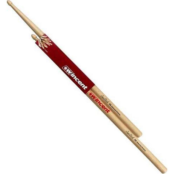 Trommestikker Wincent Hickory Standard Jazz JS5A, Wood Tip