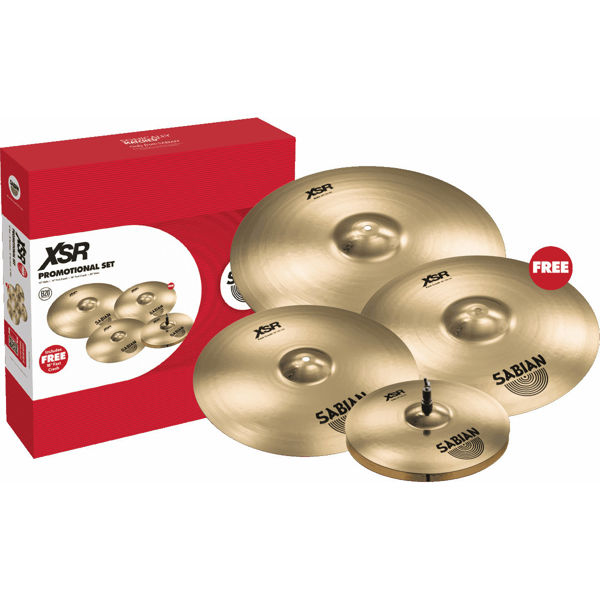 Cymbalpakke Sabian XSR 5005GB, 14-16-20-18, Perfomance Set