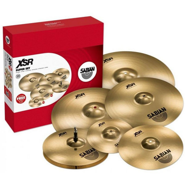 Cymbalpakke Sabian XSR 5007SB, 10-18, Super Set