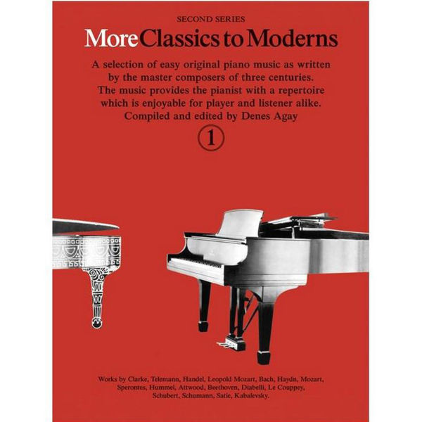 More Classics to Moderns 1, Denes Agay, Piano