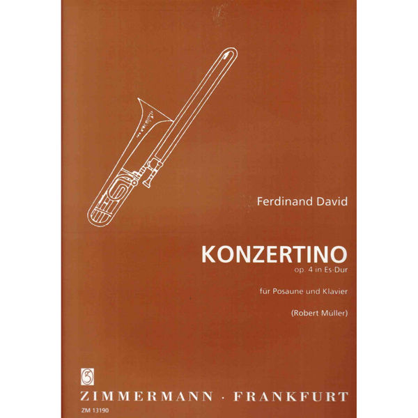 Concertino op. 4 Eb-Dur for Trombone and Orchestra, Piano version - Ferdinand David arr Robert Muller