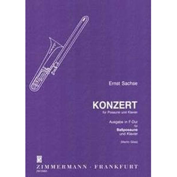 Konzert in F-Dur, Ernst Sachse. Bass Trombone and Piano