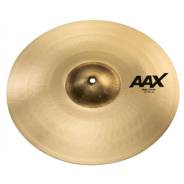 Cymbal Sabian AAX Crash, Thin 17, Brilliant