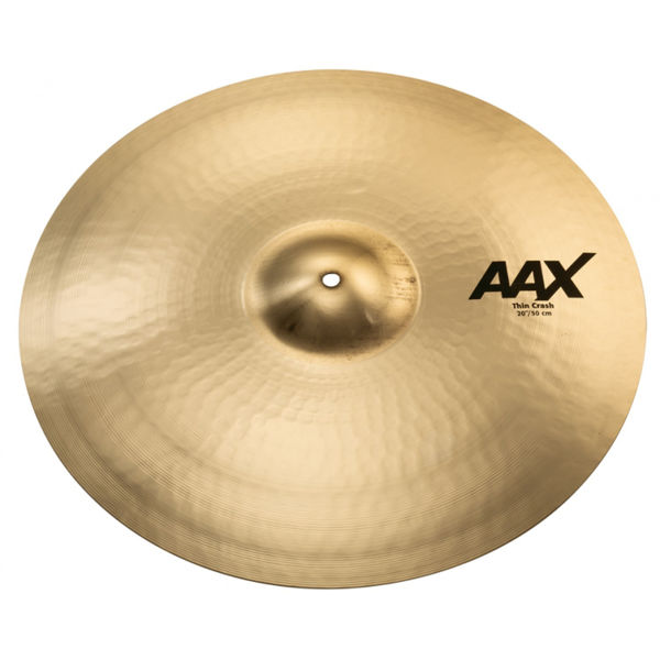 Cymbal Sabian AAX Crash, Thin 20, Brilliant