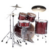 Slagverk Pearl Export EXX725SBR/C704, 22 Black Cherry Glitter m/Stativer og Cymbaler