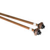 Paukekøller Freer Percussion DSWF, 50/50 Felt Wood Double Sided, Bamboo/Tonkin